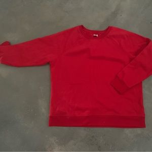 Time and tru raglan crewneck sweatshirt
